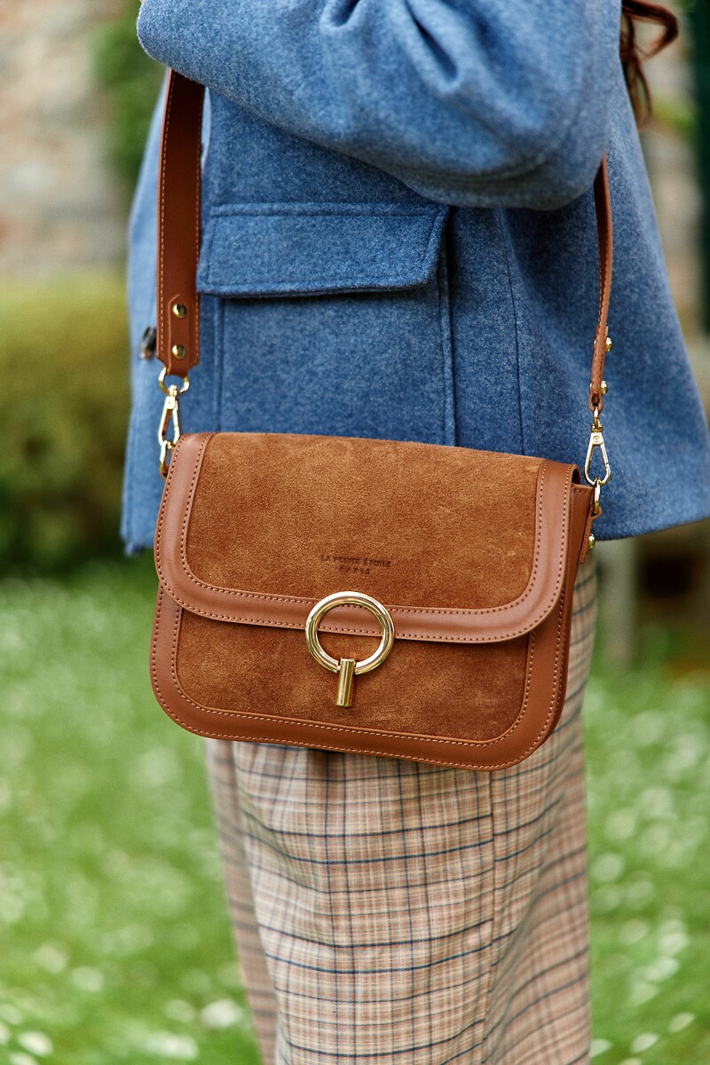 Sac bandoulière fermeture rabat JAMES, LA PETITE ETOILE