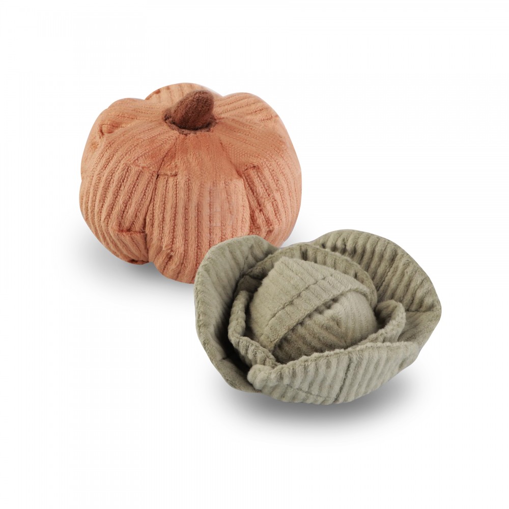 Jouet chat chou et mini citrouille, KVEGGIE, LAMBWOLF COLLECTIVE