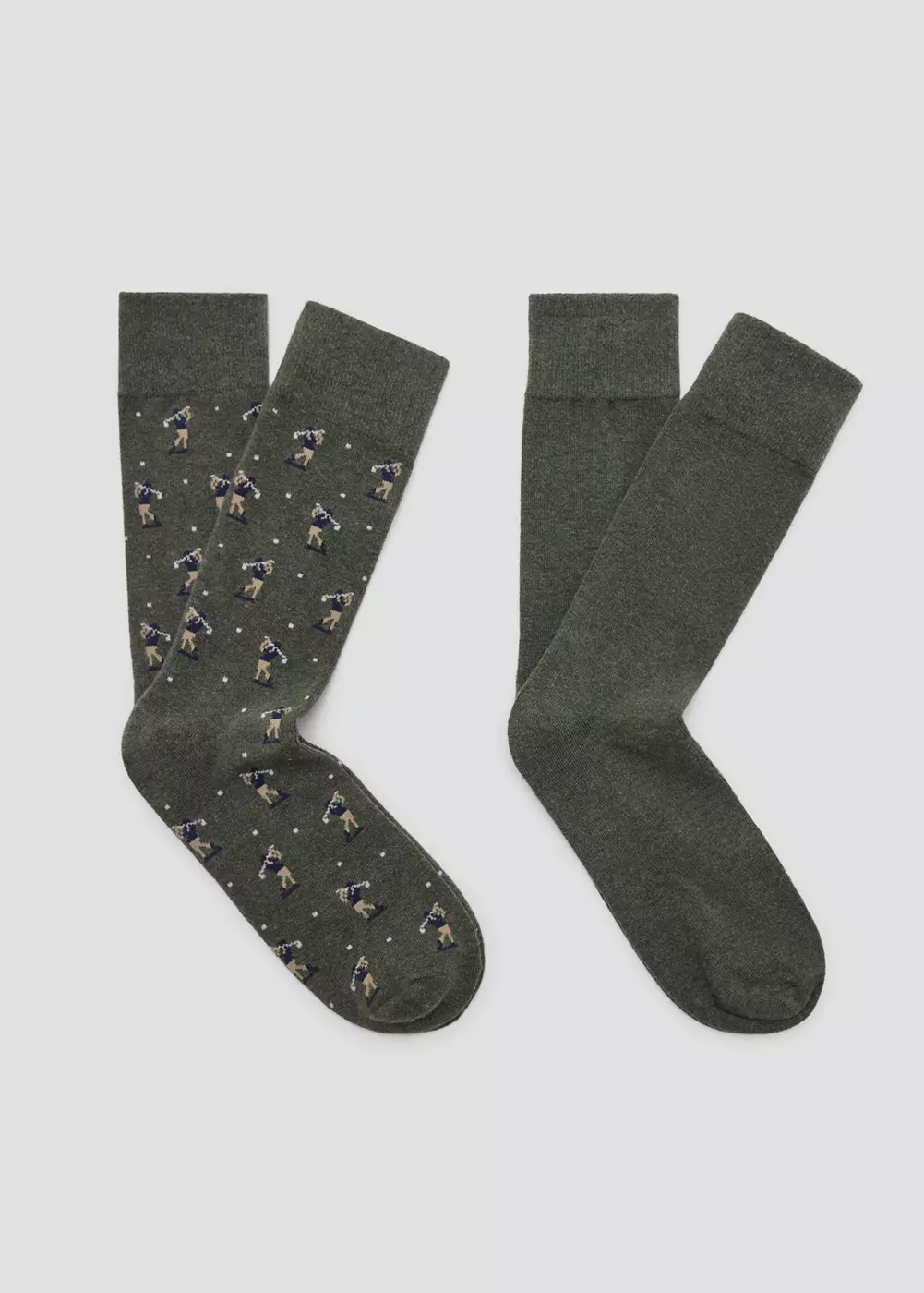 Lot de 2 paires de chaussettes assorties, MANGO TEEN