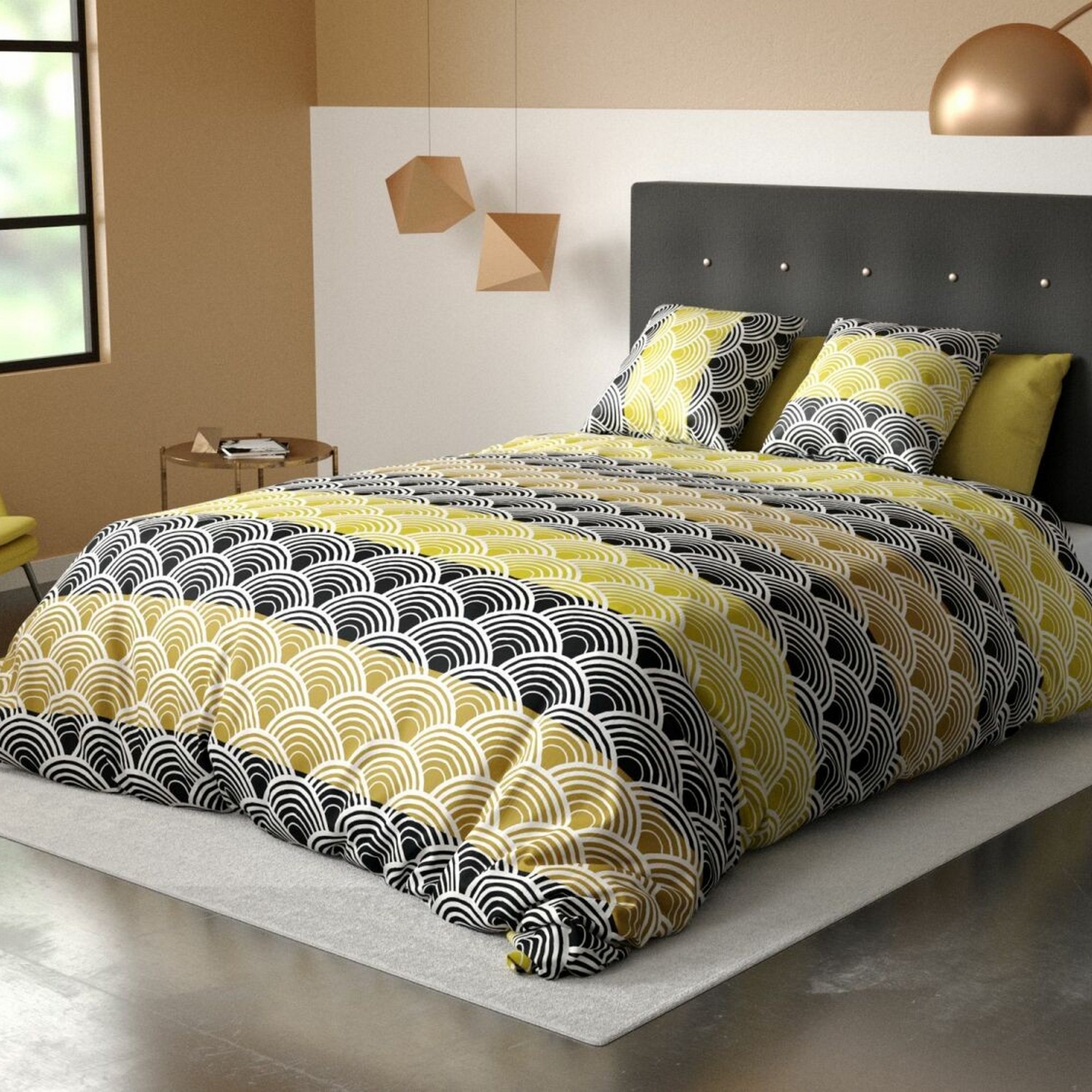 Parure de lit - housse de couette enfant + taie polyester, EDEN