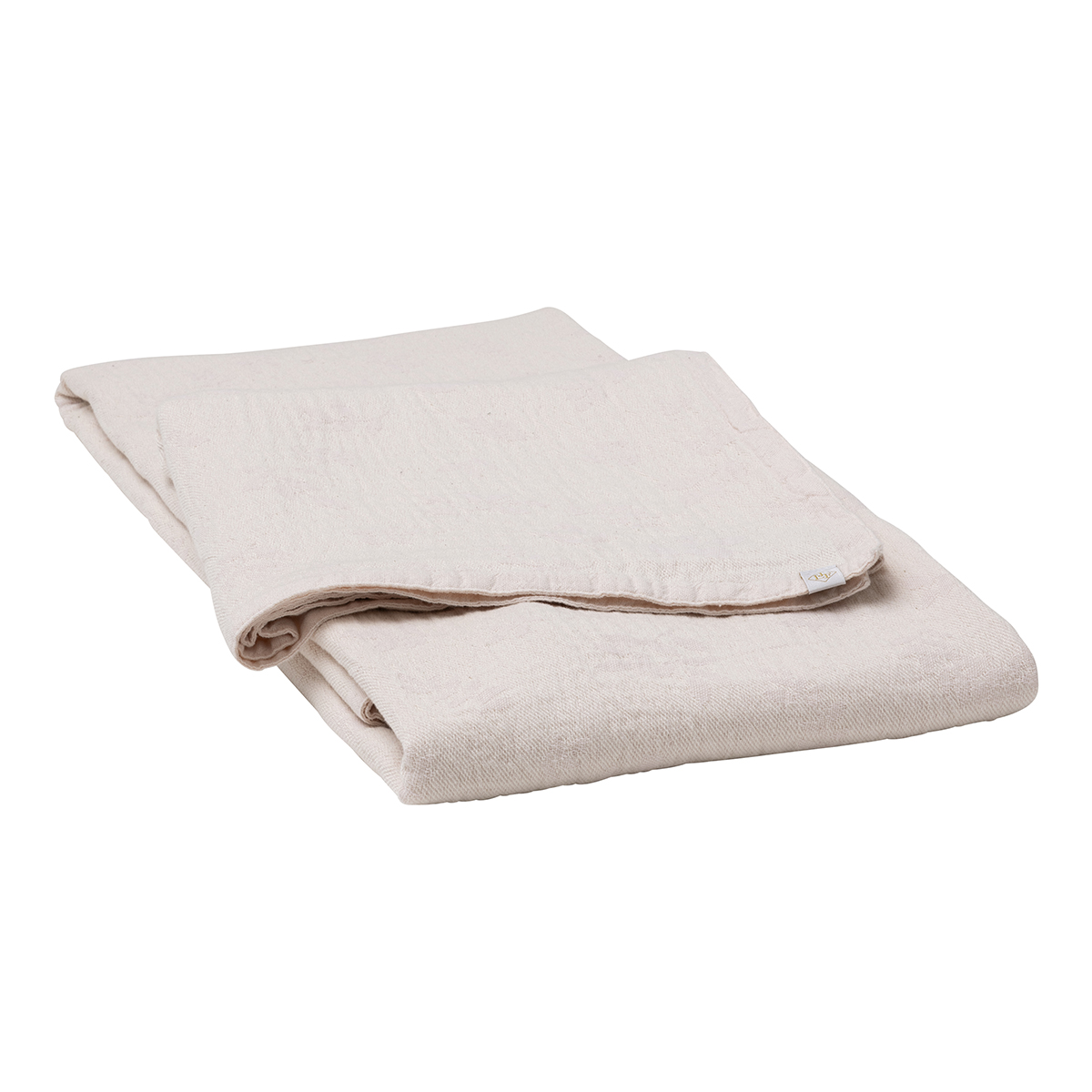 Plaid en Coton, FEUILLAGE, LE JACQUARD FRANCAIS