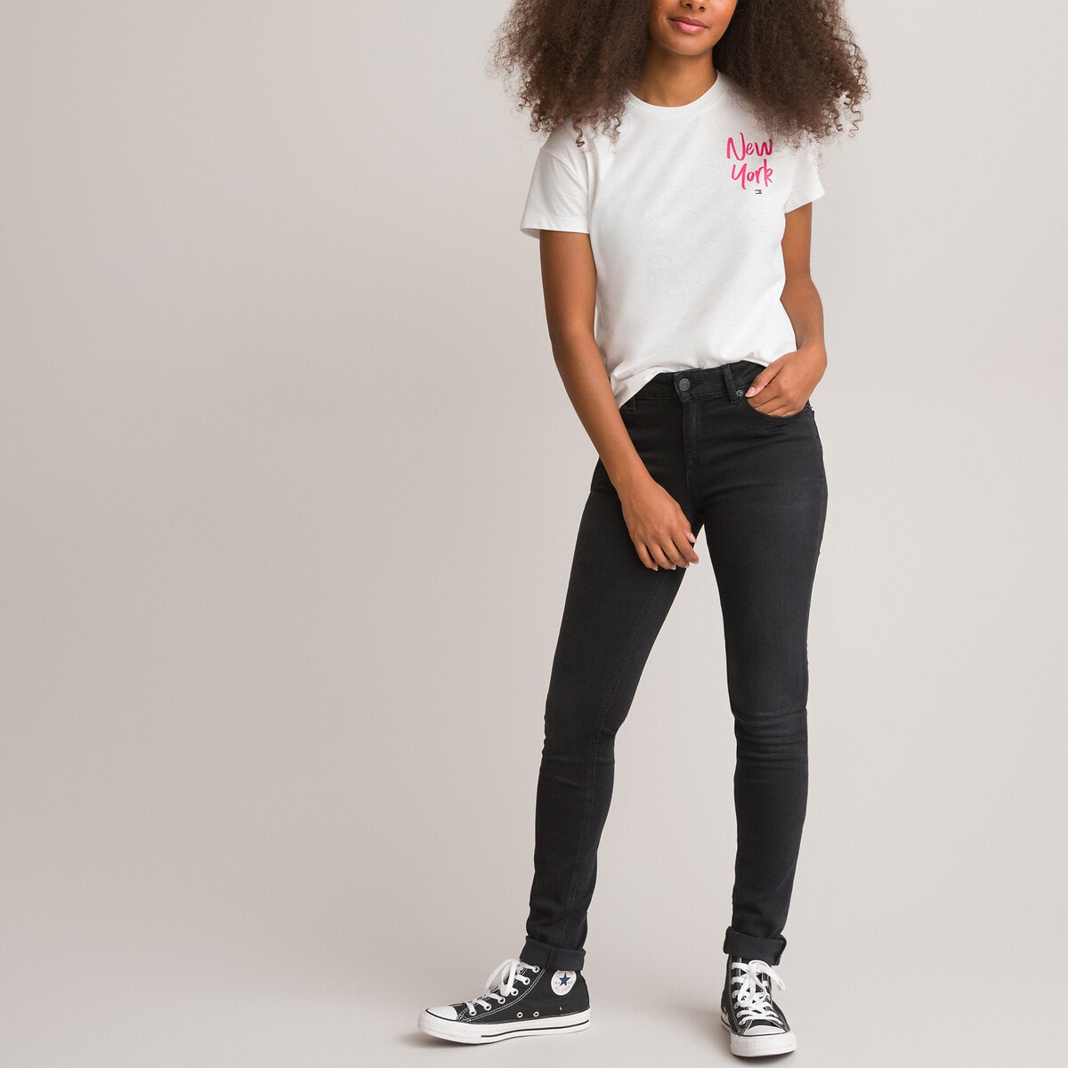 Jeans Skinny Fille Complice 12 Ans — Gris Bleu, état Très Bon