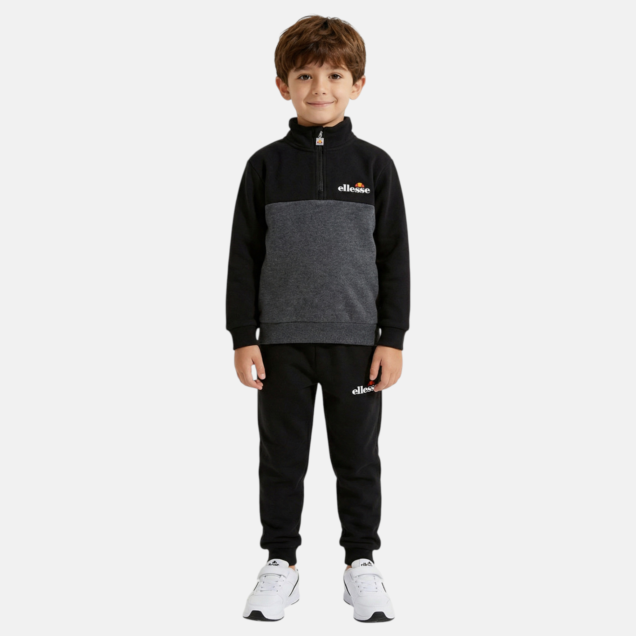 Ensemble sweat col zippé et pantalon de jogging SQUAD, ELLESSE