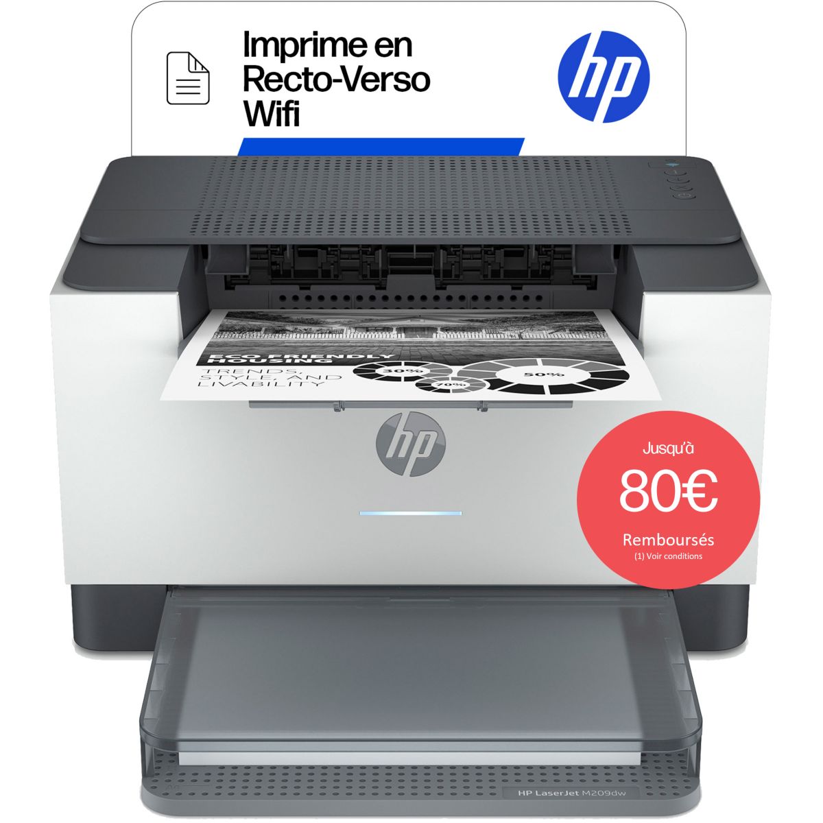 Imprimante laser LaserJet M209 dw, HP