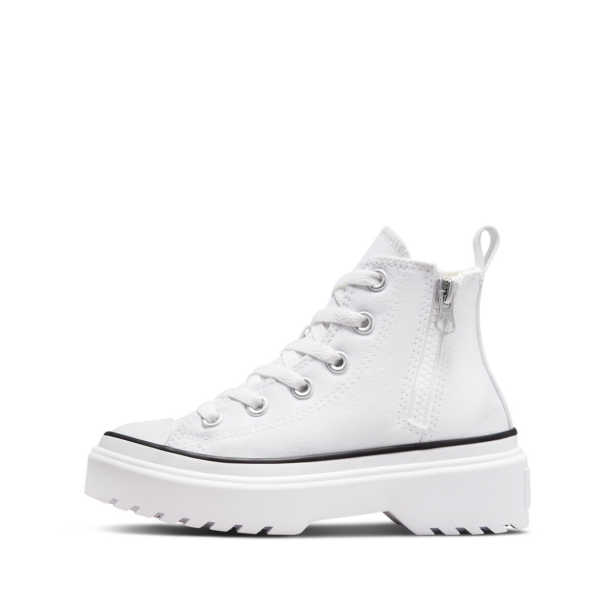 Baskets chuck taylor all star lugged lift platform canvas blanc