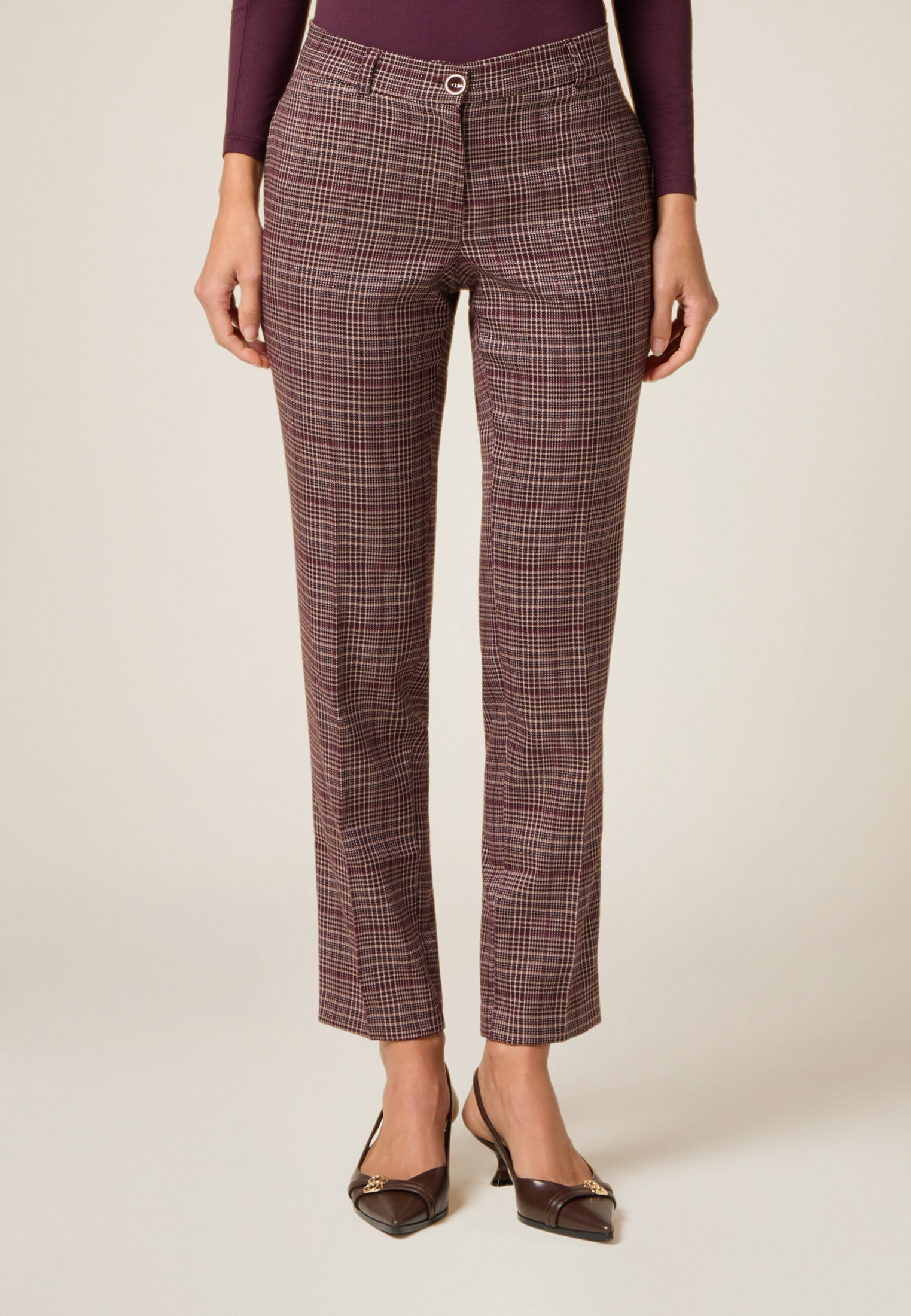 Pantalon à carreaux, OLTRE