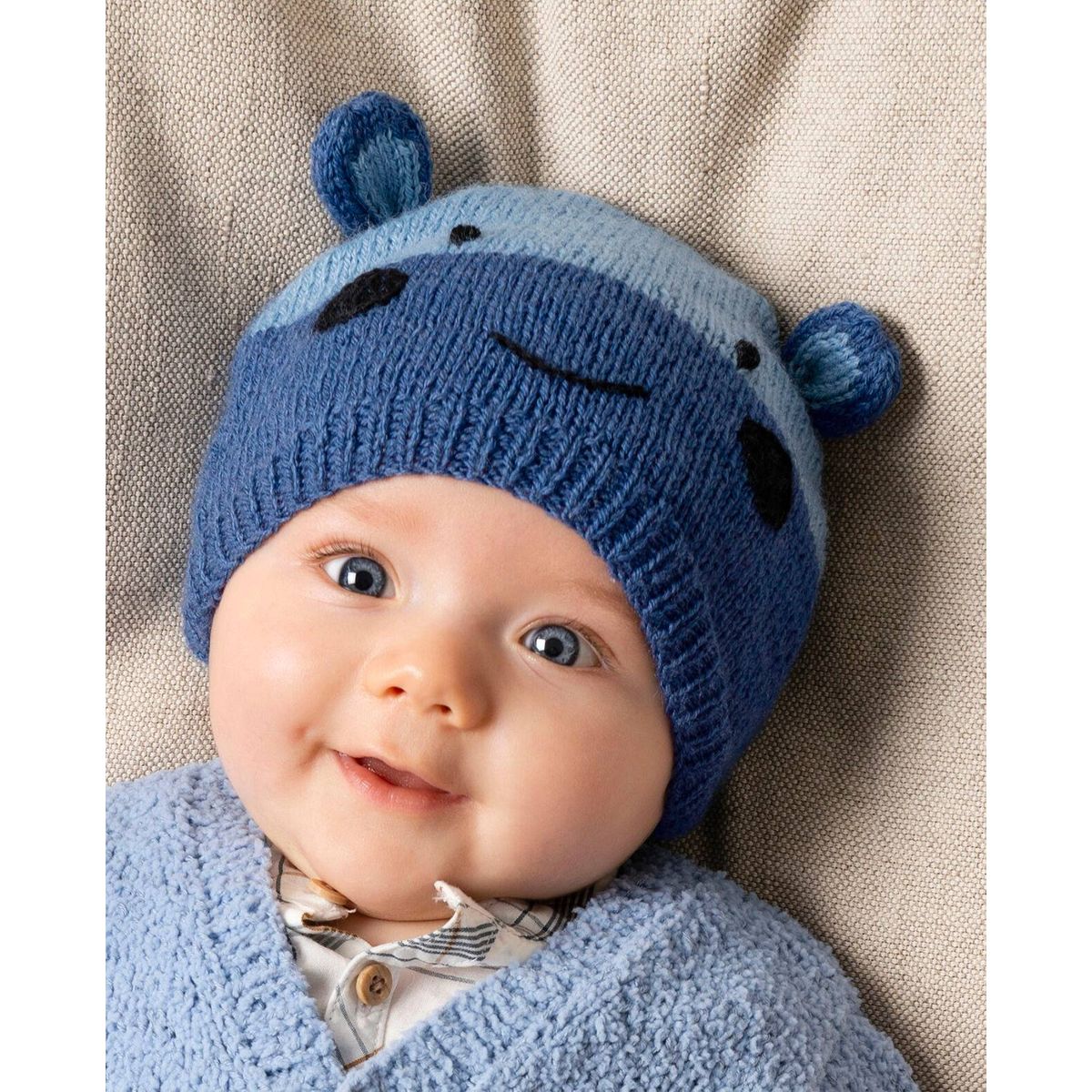 Patron pdf bonnet bébé sady phil super baby Phildar