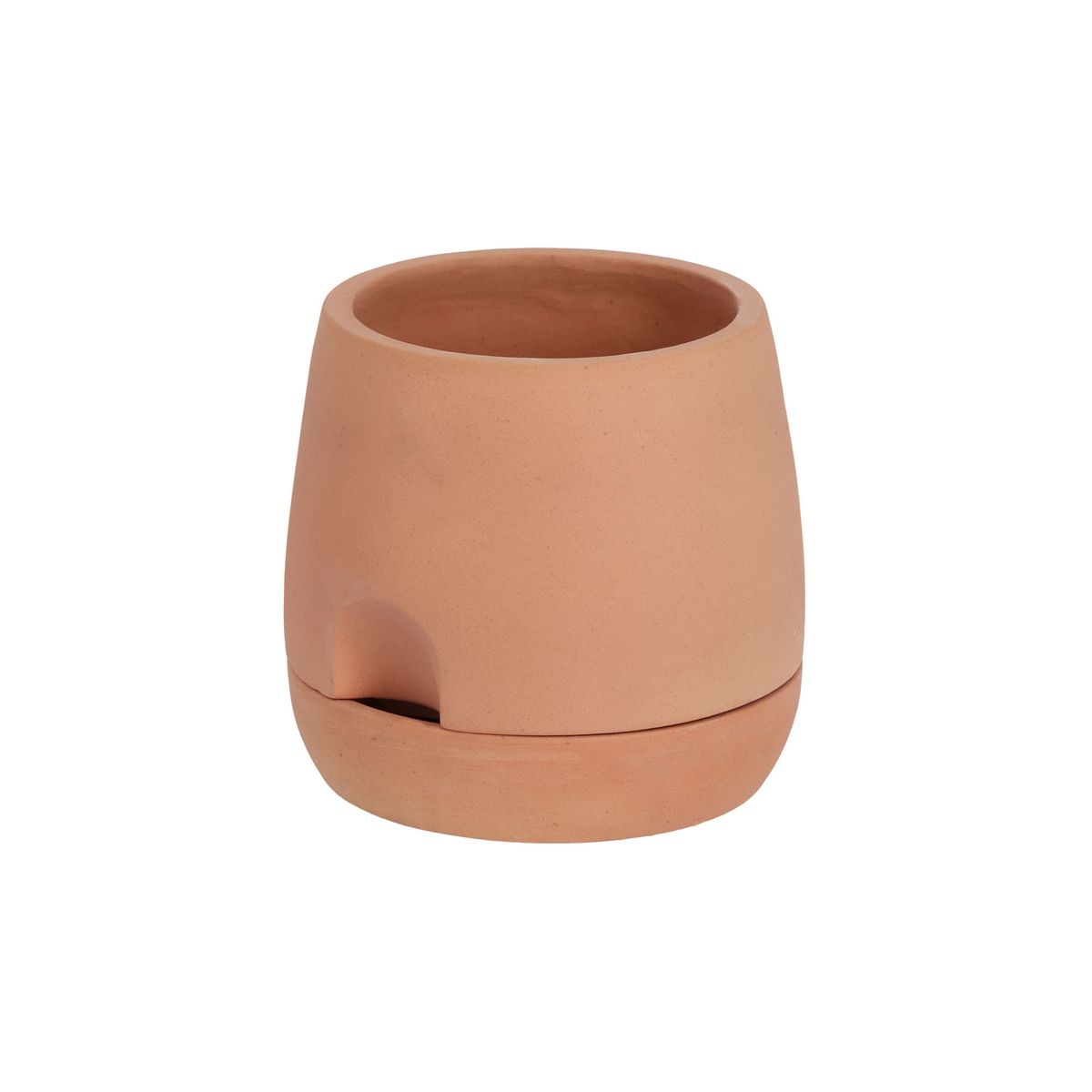 pot avec systeme d'arrosage petit luigina terre cuite Ø 27 cm