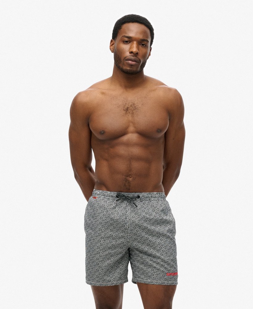 Short de bain imprimé longueur 43 cm, SUPERDRY