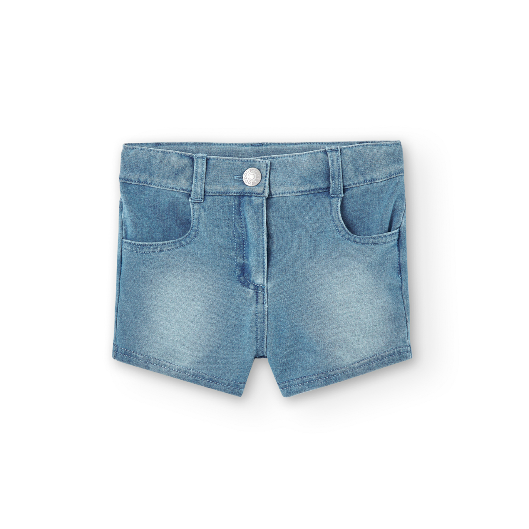 Short en denim avec bouton et fermeture é, BOBOLI