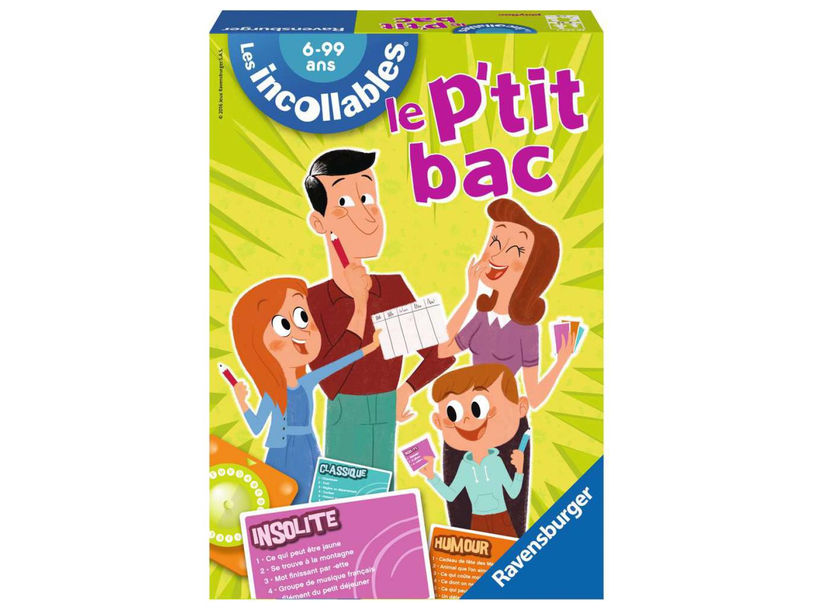 Le P'tit bac des Incollables, RAVENSBURGER