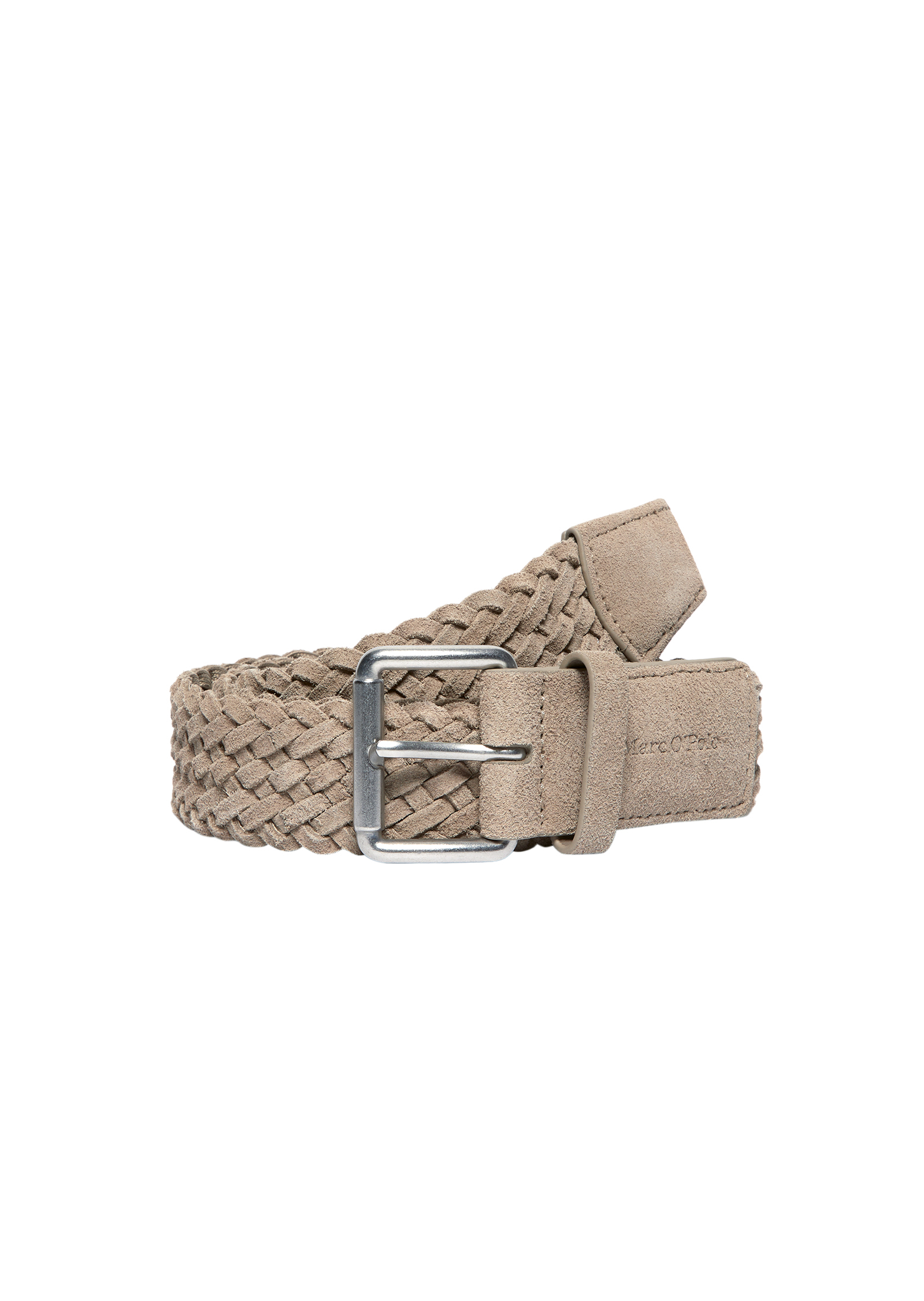Ceinture tressée en cuir velours doux, MARC O'POLO