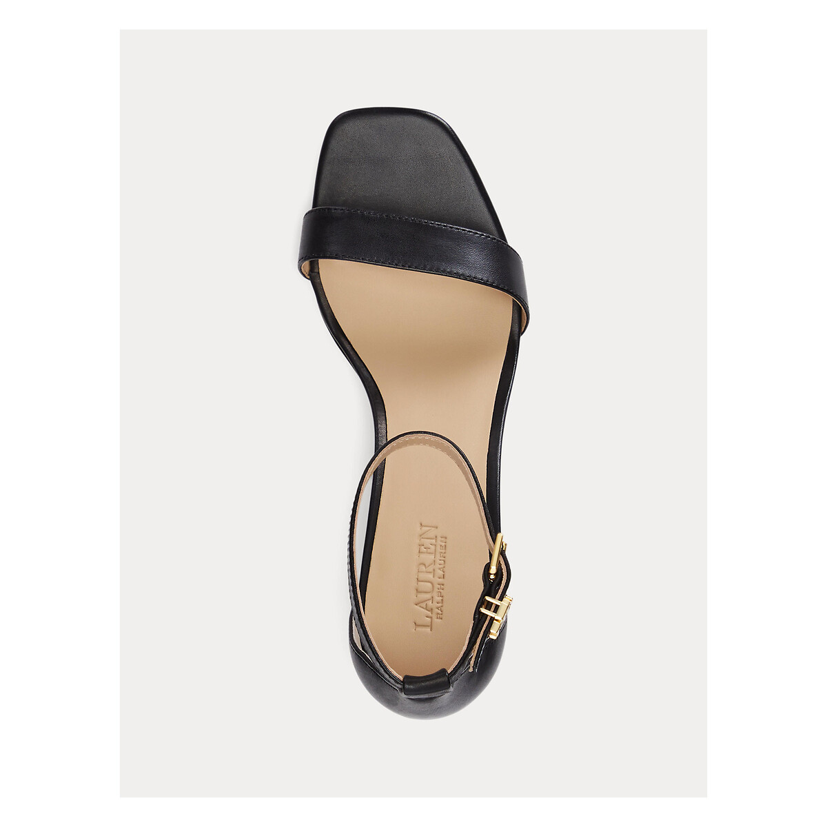 Talons Lauren Ralph Lauren Cuir Noir US 8 (EUR 38) Slingbacks - Neuf Sans Emballage
