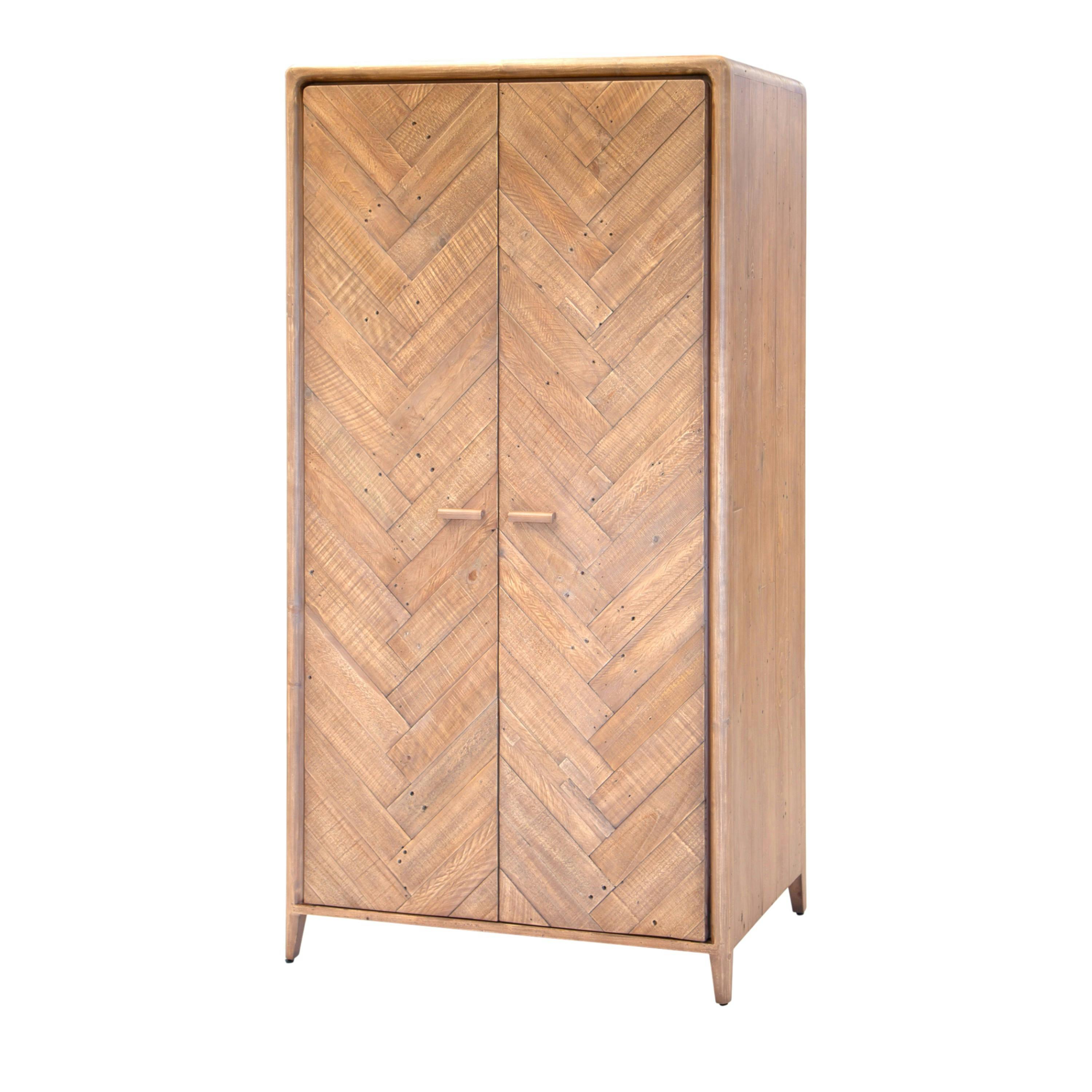 Armoire penderie 2 portes bois recyclé KEARNEY, PIER IMPORT