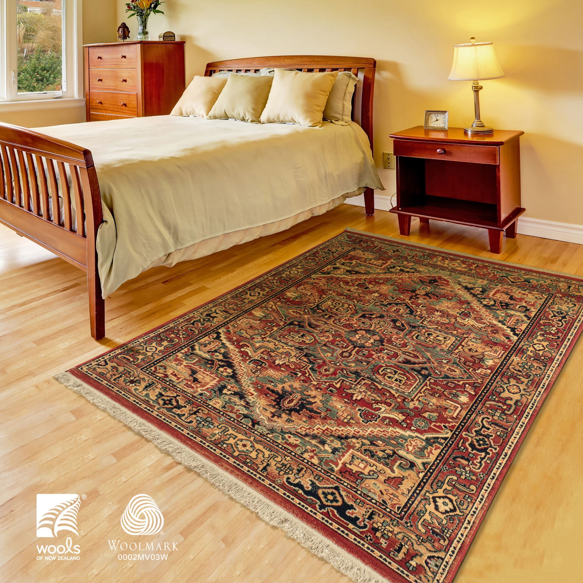 Tapis tissé au design oriental - SAHARNA, THEKO