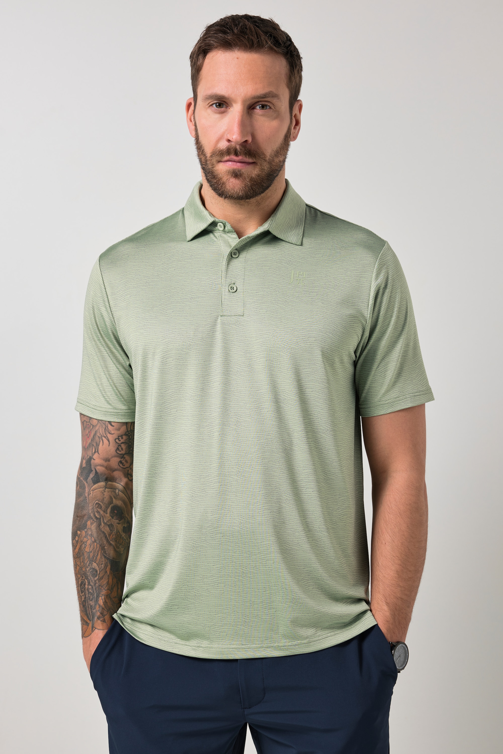 Polo en piqué imprimé all-over, JP1880
