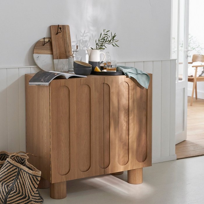 Image 0 Meuble bar rangement plaqué chêne, Cannelo LA REDOUTE INTERIEURS Meuble bar rangement plaqué chêne, Cannelo LA REDOUTE INTERIEURS image 0