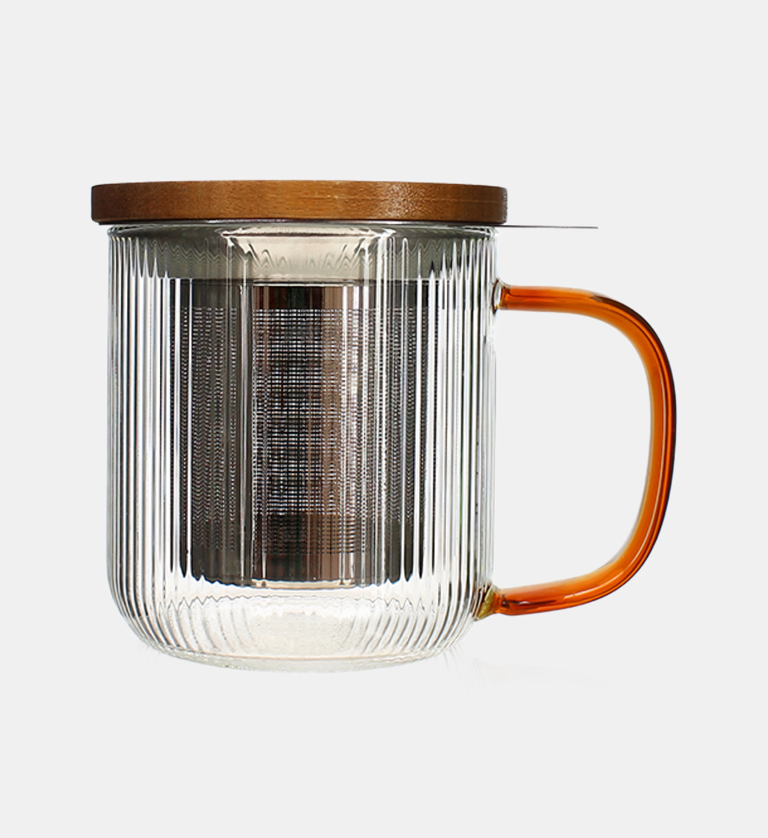 Tisanière en verre et anse 300ml, KARL, OGO LIVING