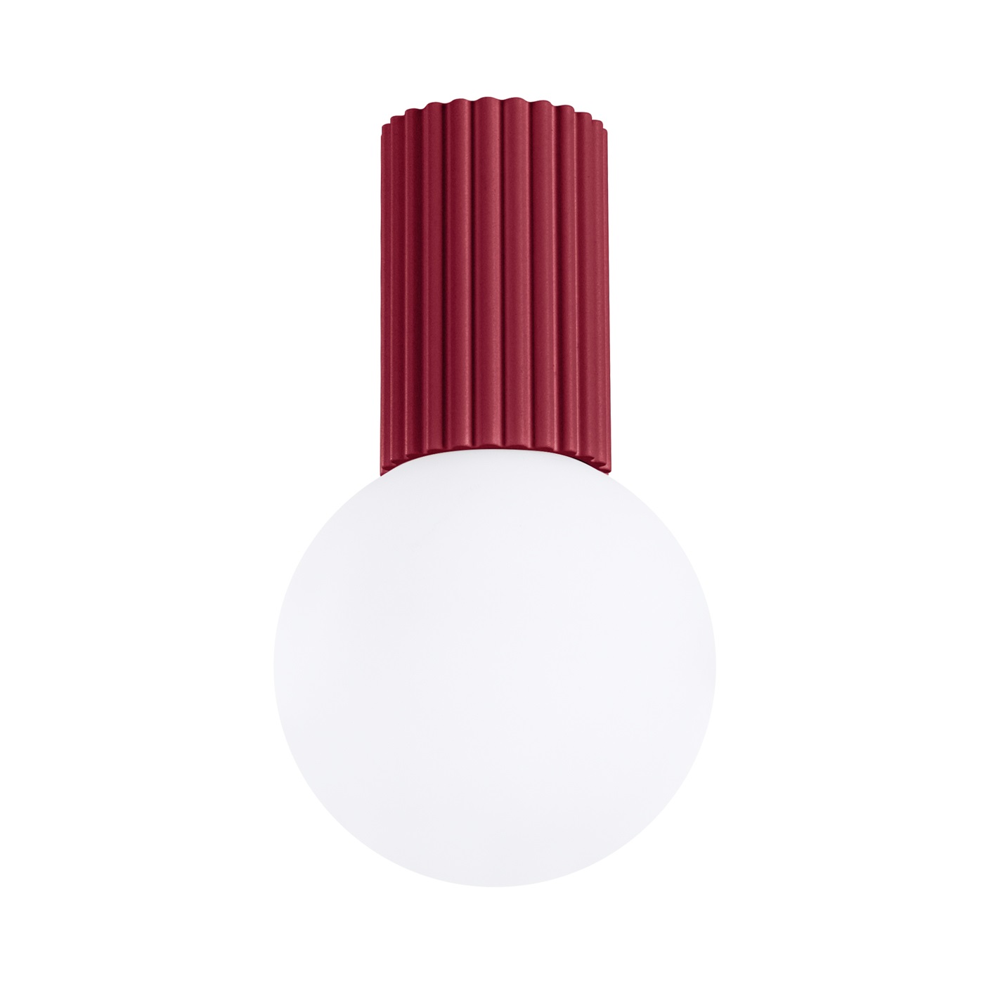Plafonnier Aluminium Bourgogne G9 1 Halo, EDEN