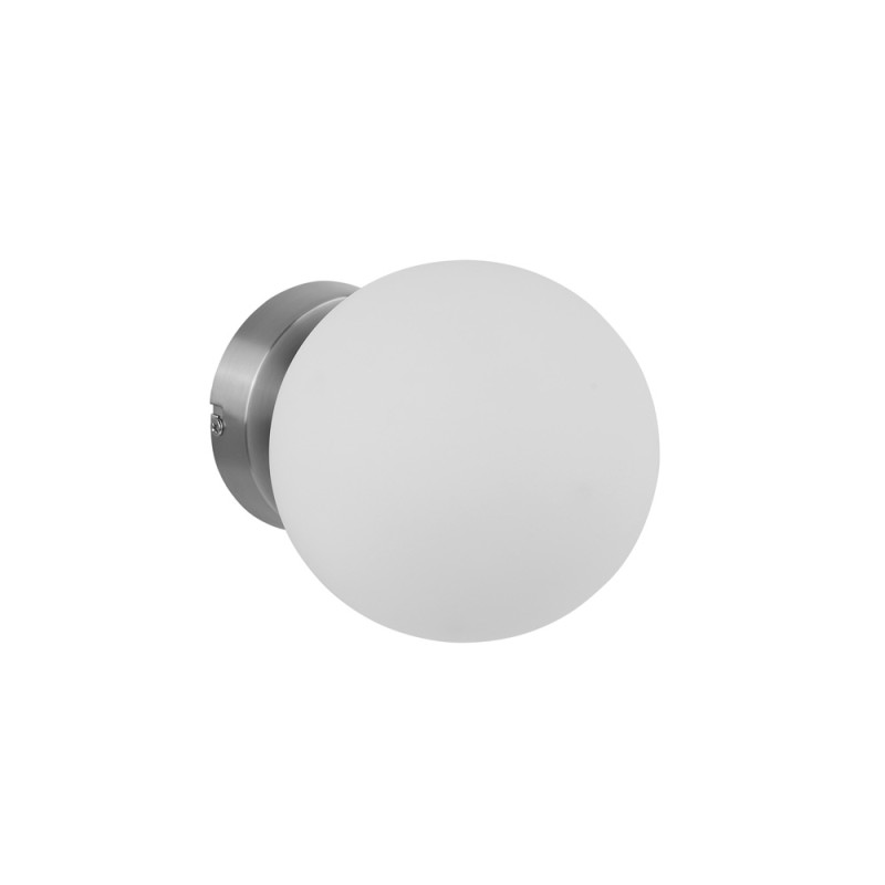 Applique globe Roxanne chrome mat, MILLUMINE