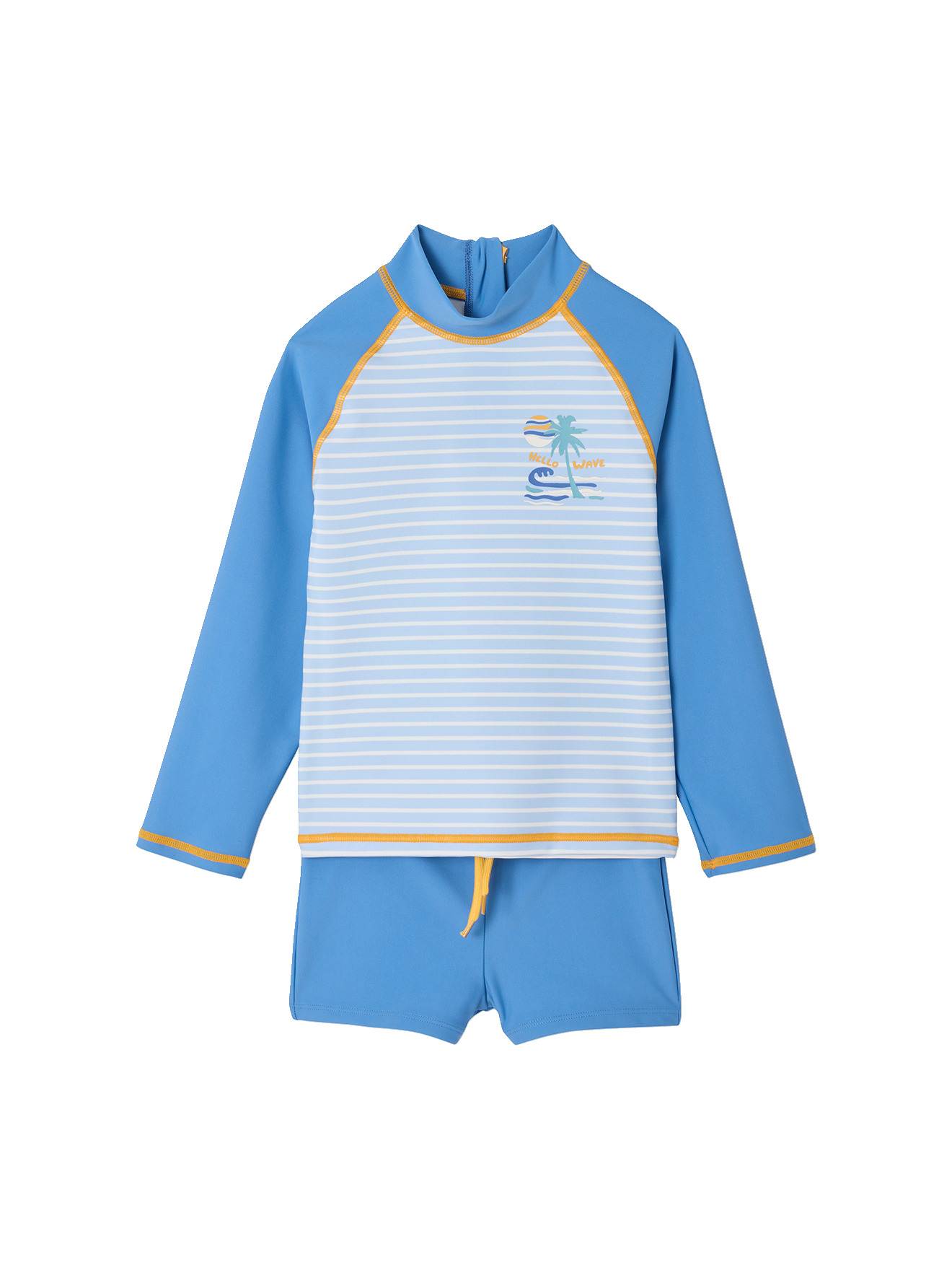 Ensemble manches longues short anti UV, VERTBAUDET