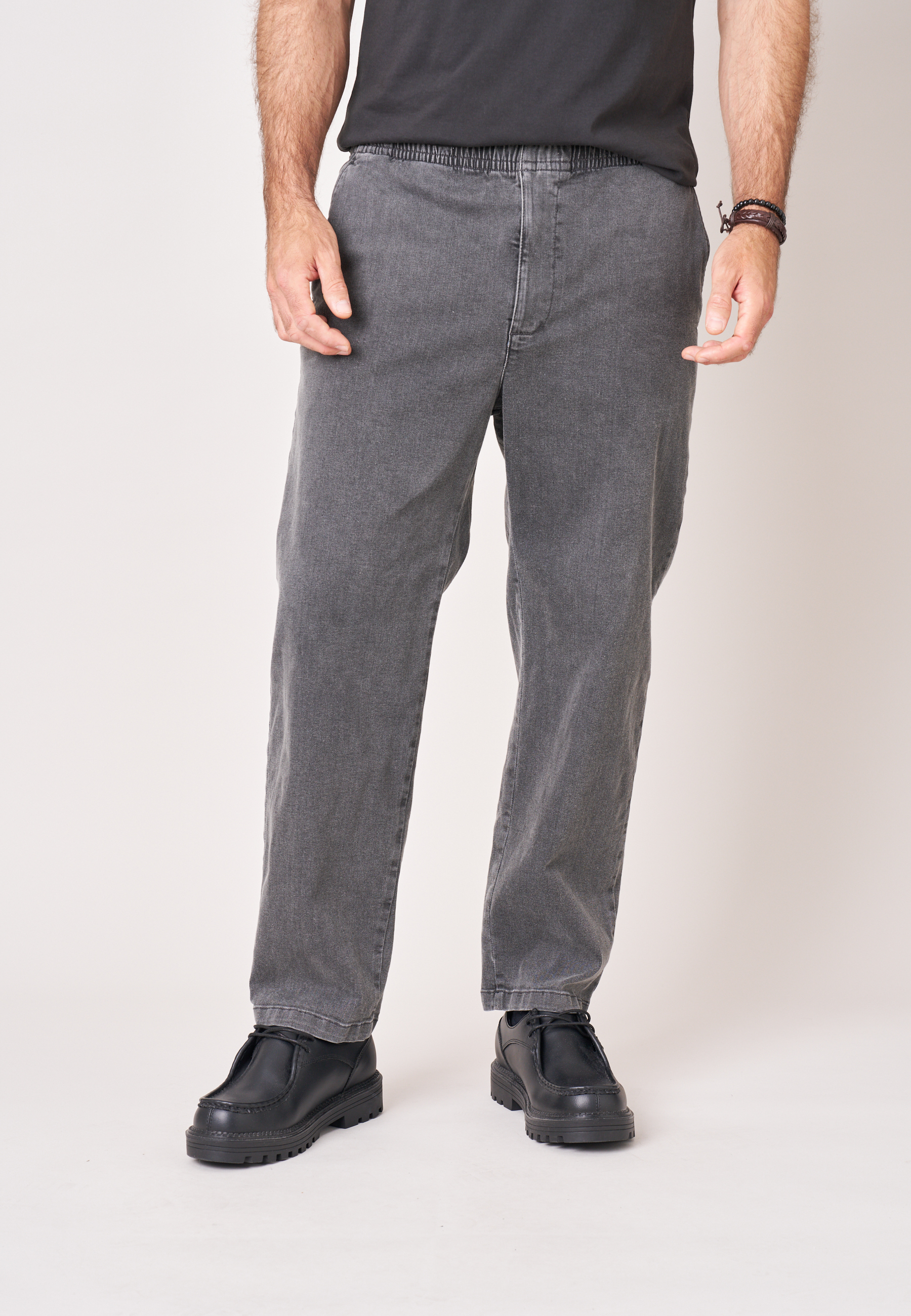 Pantalon relaxed homme en coton denim GIANO, DEELUXE