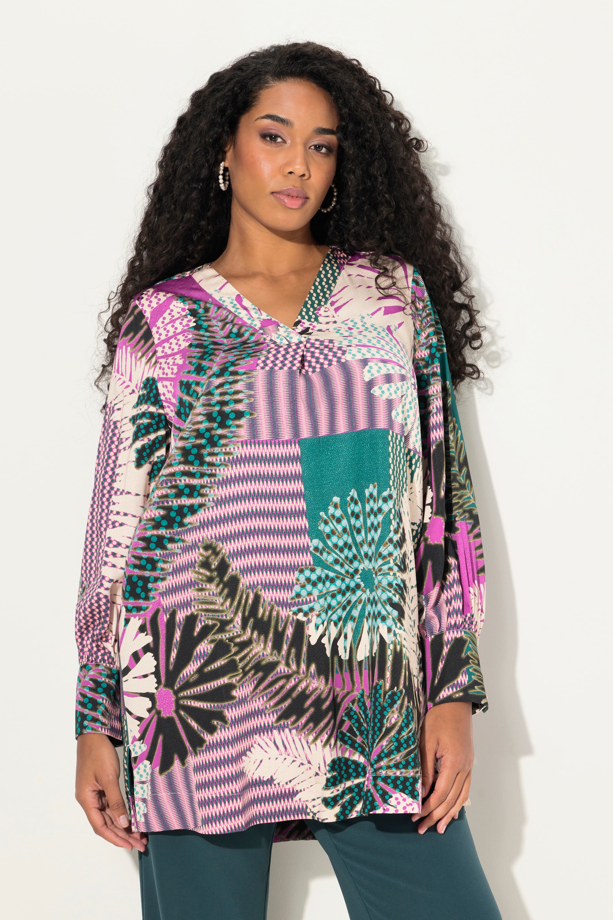 Blouse à fleurs, ULLA POPKEN