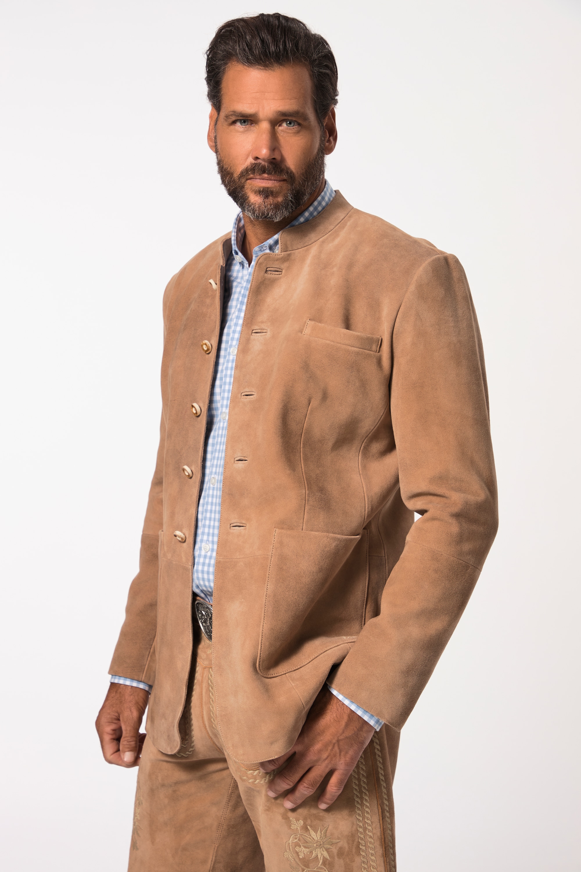 Veste en cuir de chèvre inspiration tenue, JP1880