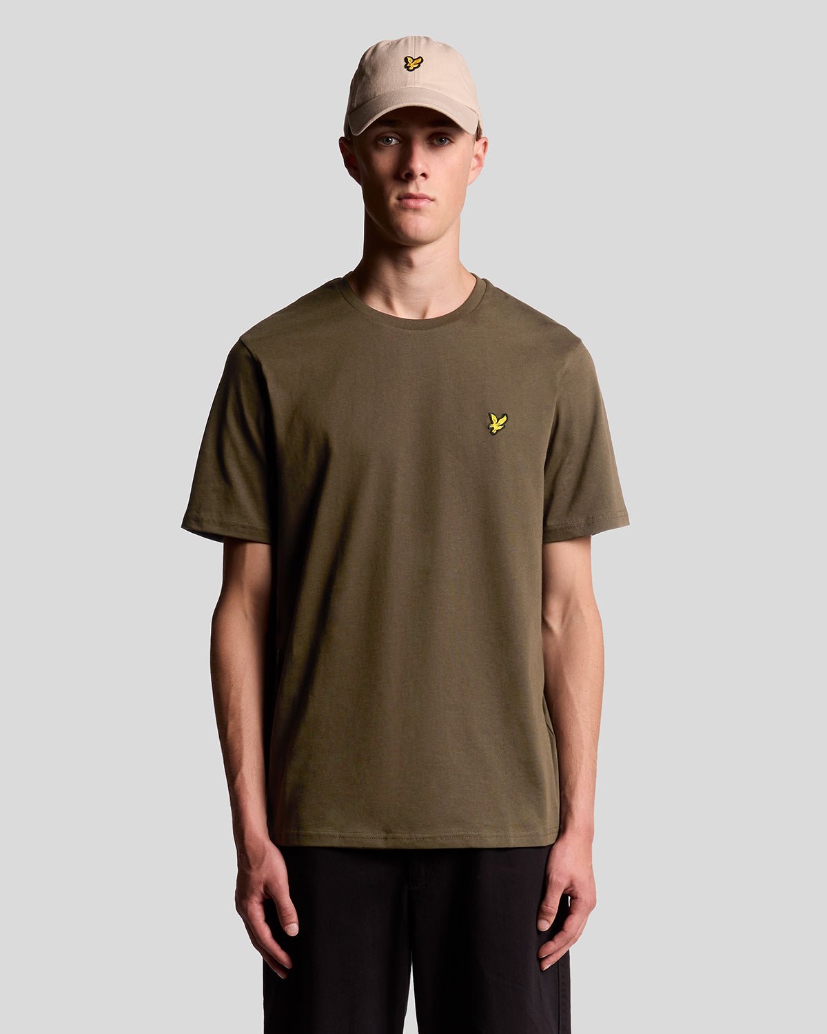 T-shirt en coton col rond, LYLE & SCOTT