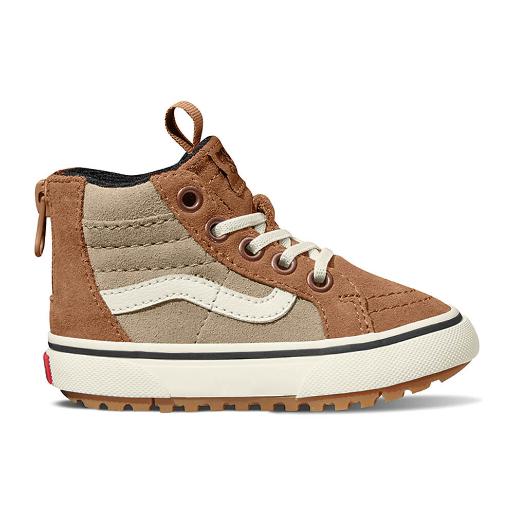 Kids mte sk8 hi zip high top trainers in suede Vans La Redoute