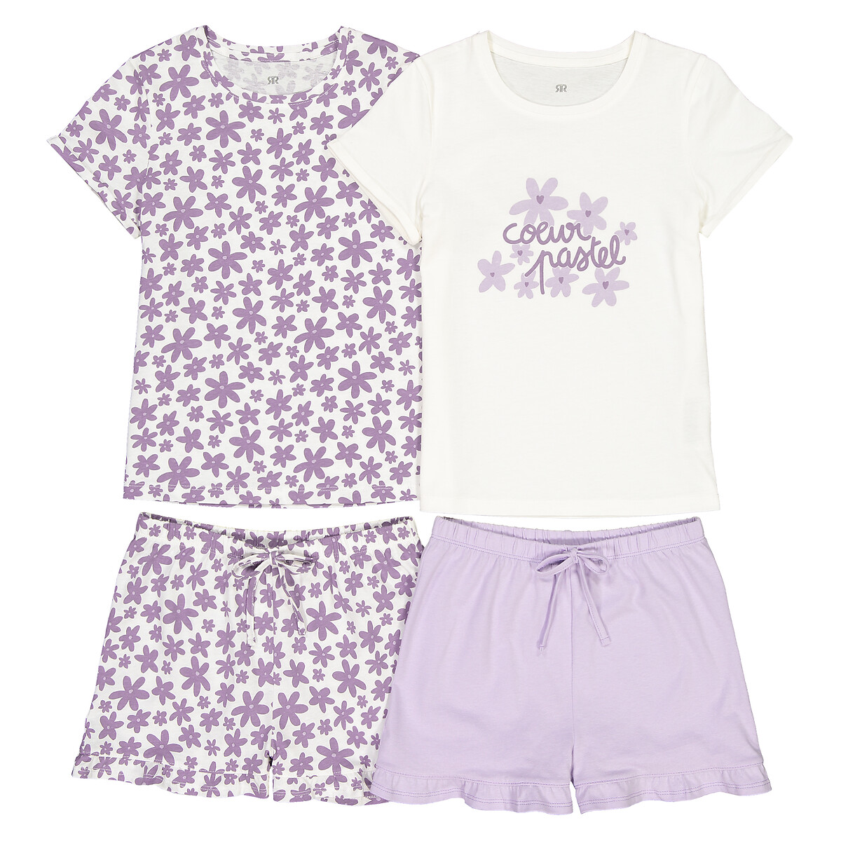 Disney Princess Girls Nightdress Nightie 100% Cotton Pjs Pyjamas Set 2-6 Years 
