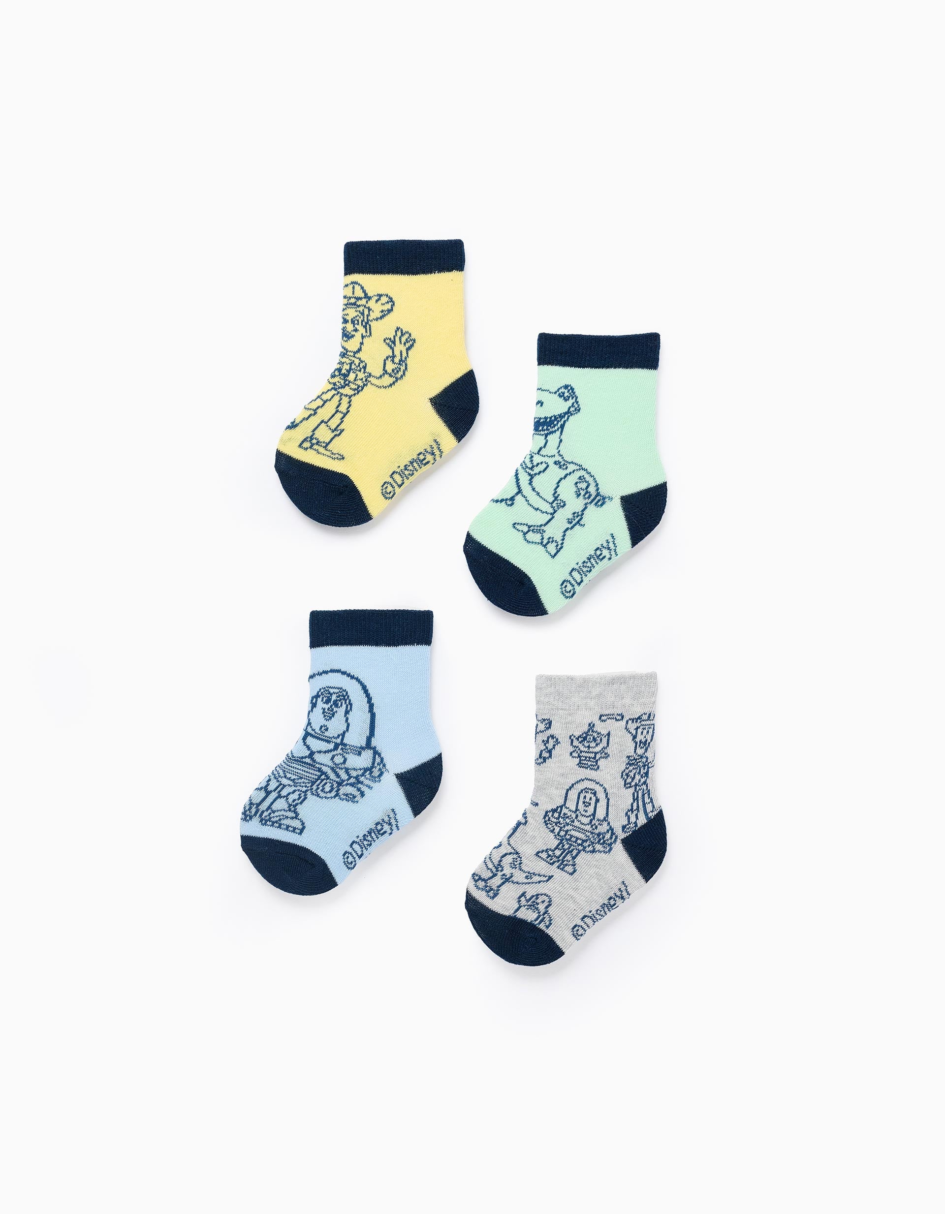 Pack 4 Paires de Chaussettes Toy Story, ZIPPY