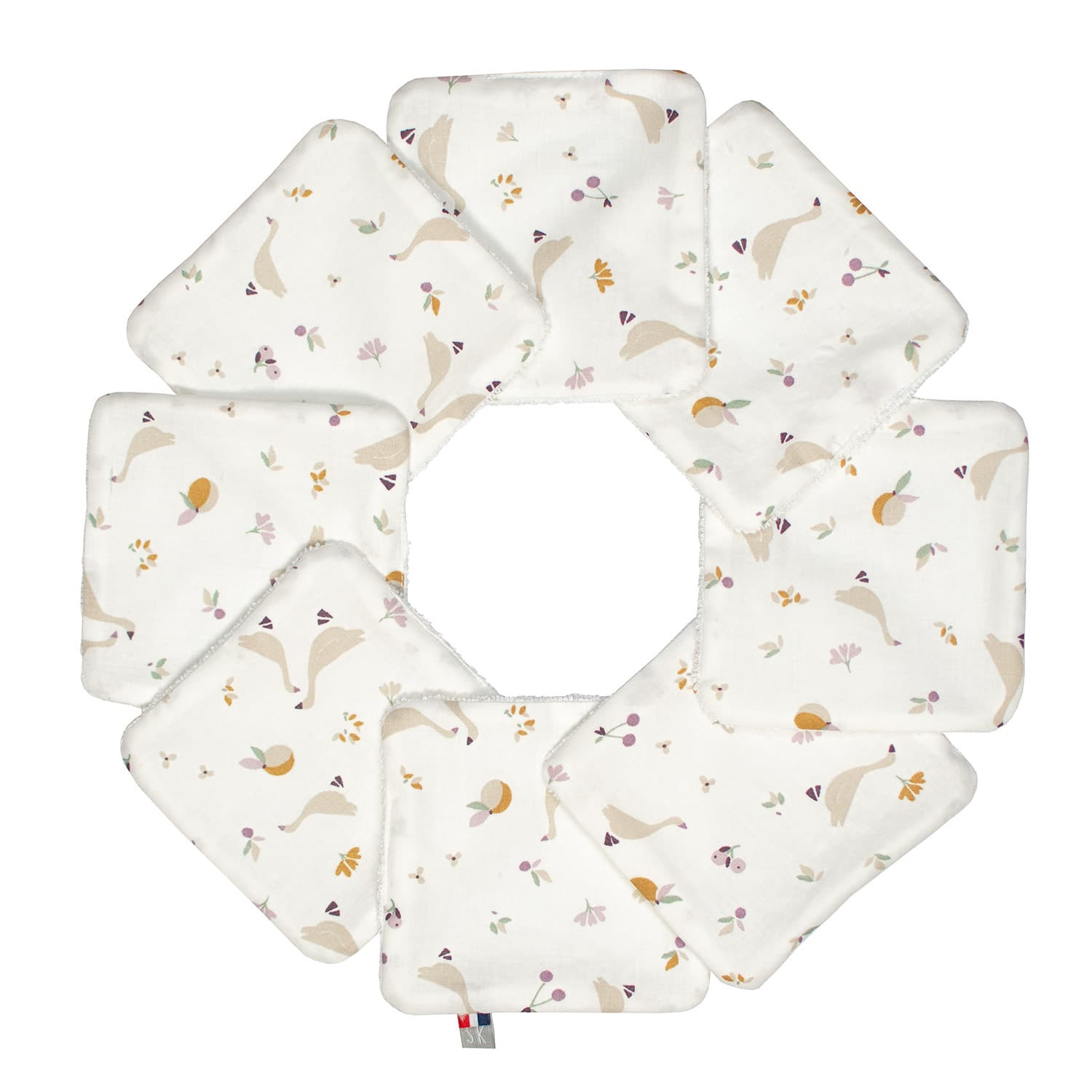 Lingettes bébé lavables 8 pièces, SEVIRA KIDS
