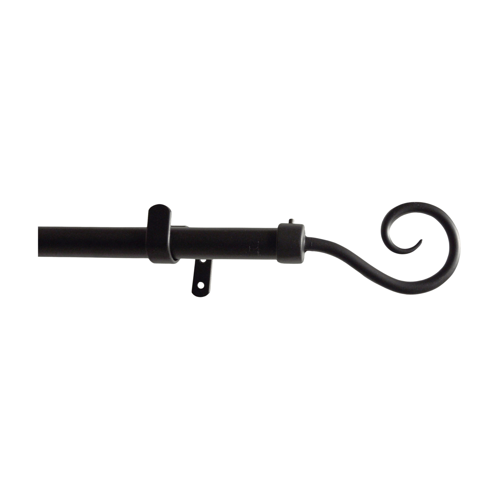 Kit tringle à rideaux fixe avec embouts crosse D20mm, MOBOIS