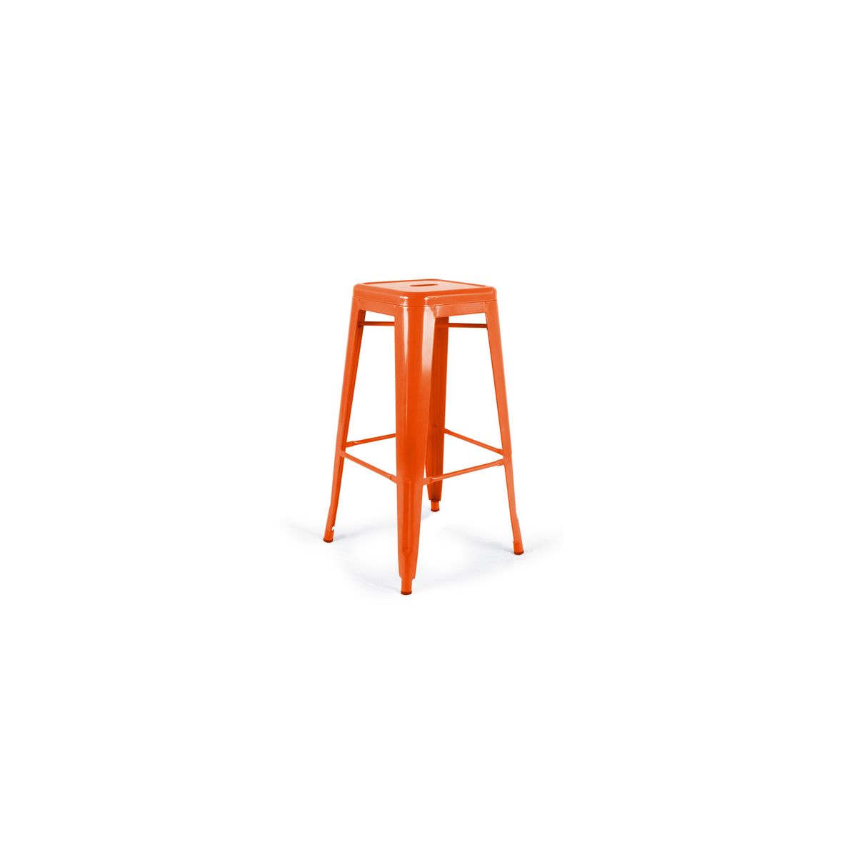 tabouret haut en metal industriel