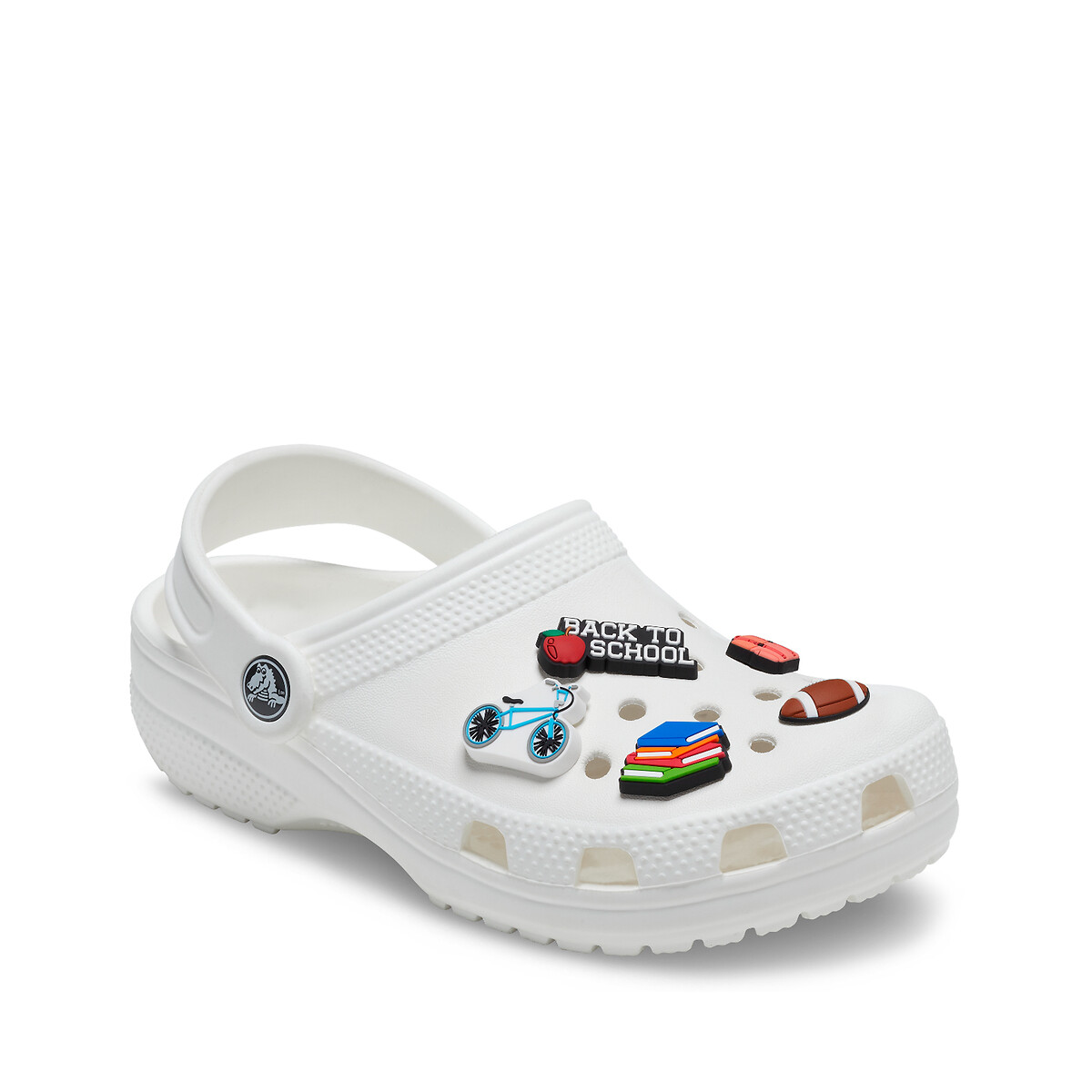 Pack of 5 back to school jibbitz multi coloured Crocs La Redoute