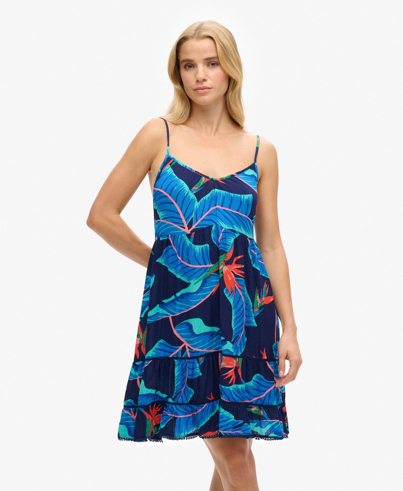 Robe courte caraco de plage, SUPERDRY