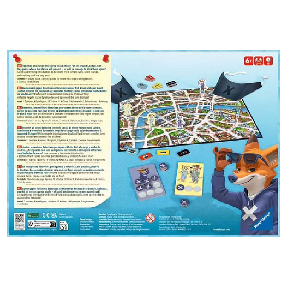 Scotland Yard junior jeu d'enquete, RAVENSBURGER