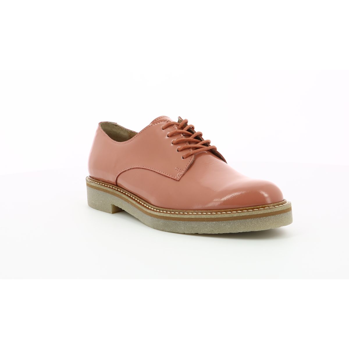 Derbies cuir oxfork rose Kickers La Redoute