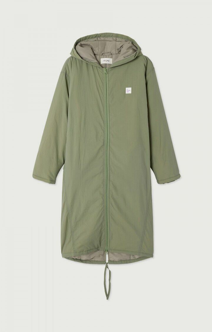 Parka longue zippée à capuche, ZOTCITY