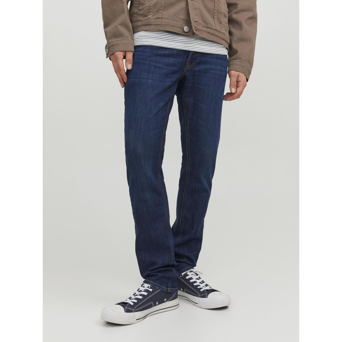 Jean slim best sale homme bleu foncé