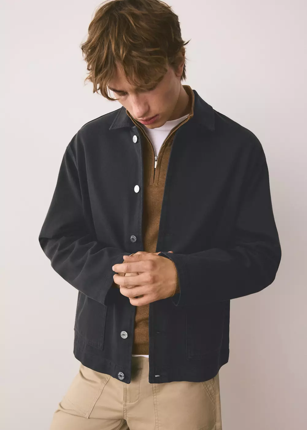 Surchemise en jean poches, MANGO TEEN