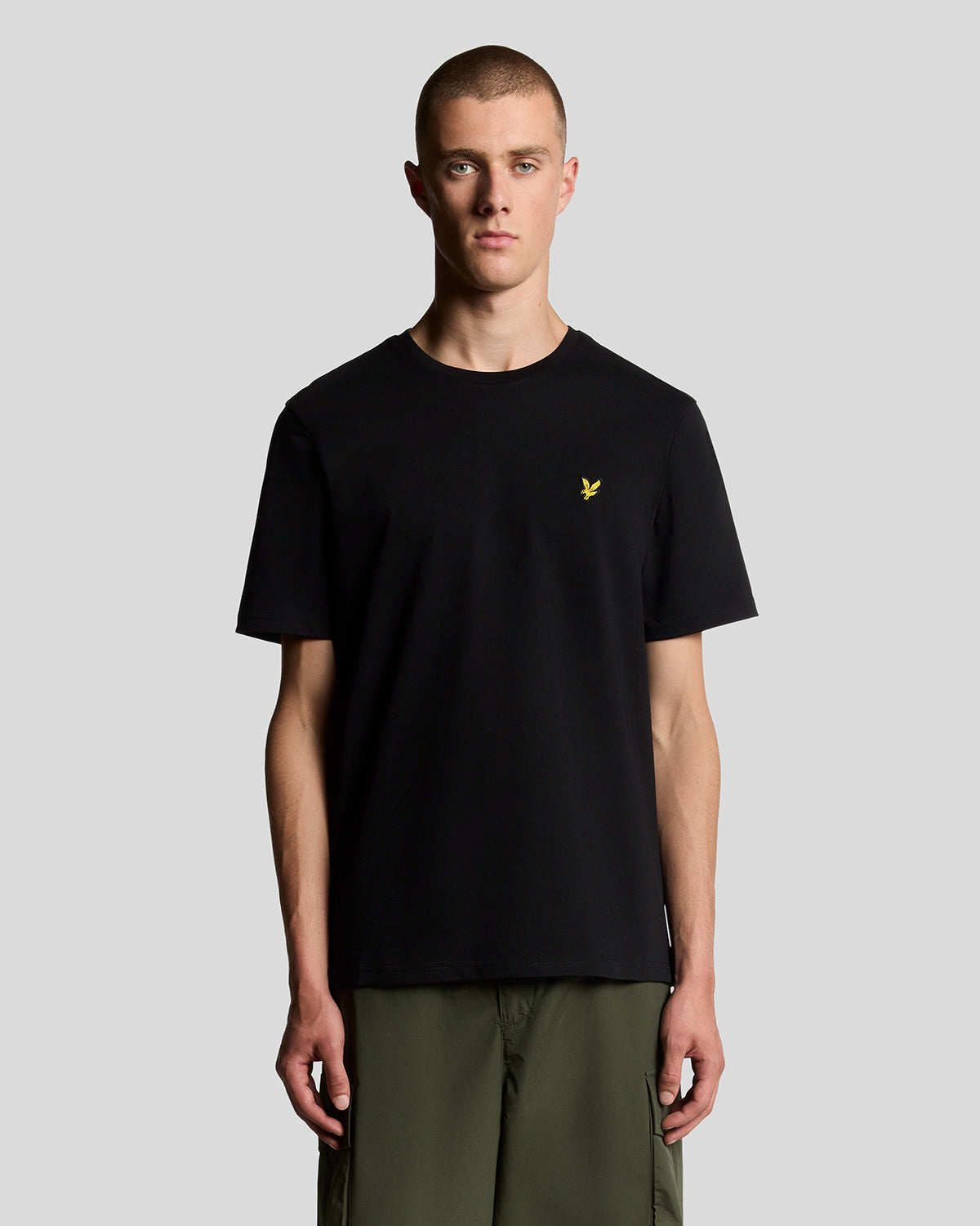 T-shirt en coton col rond, LYLE & SCOTT