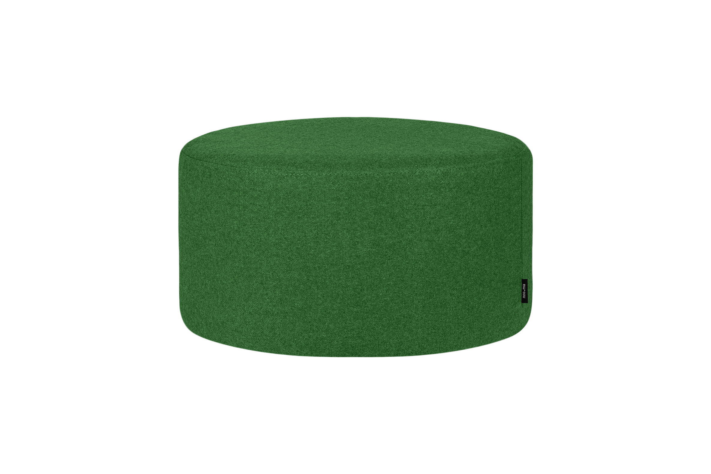Pouf rond en fibre synthétique FOLK, NOO.MA