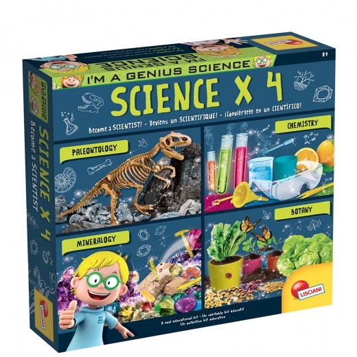 I'm A Genius Science X 4 - Lisciani Giochi, LISCIANI GIOCHI