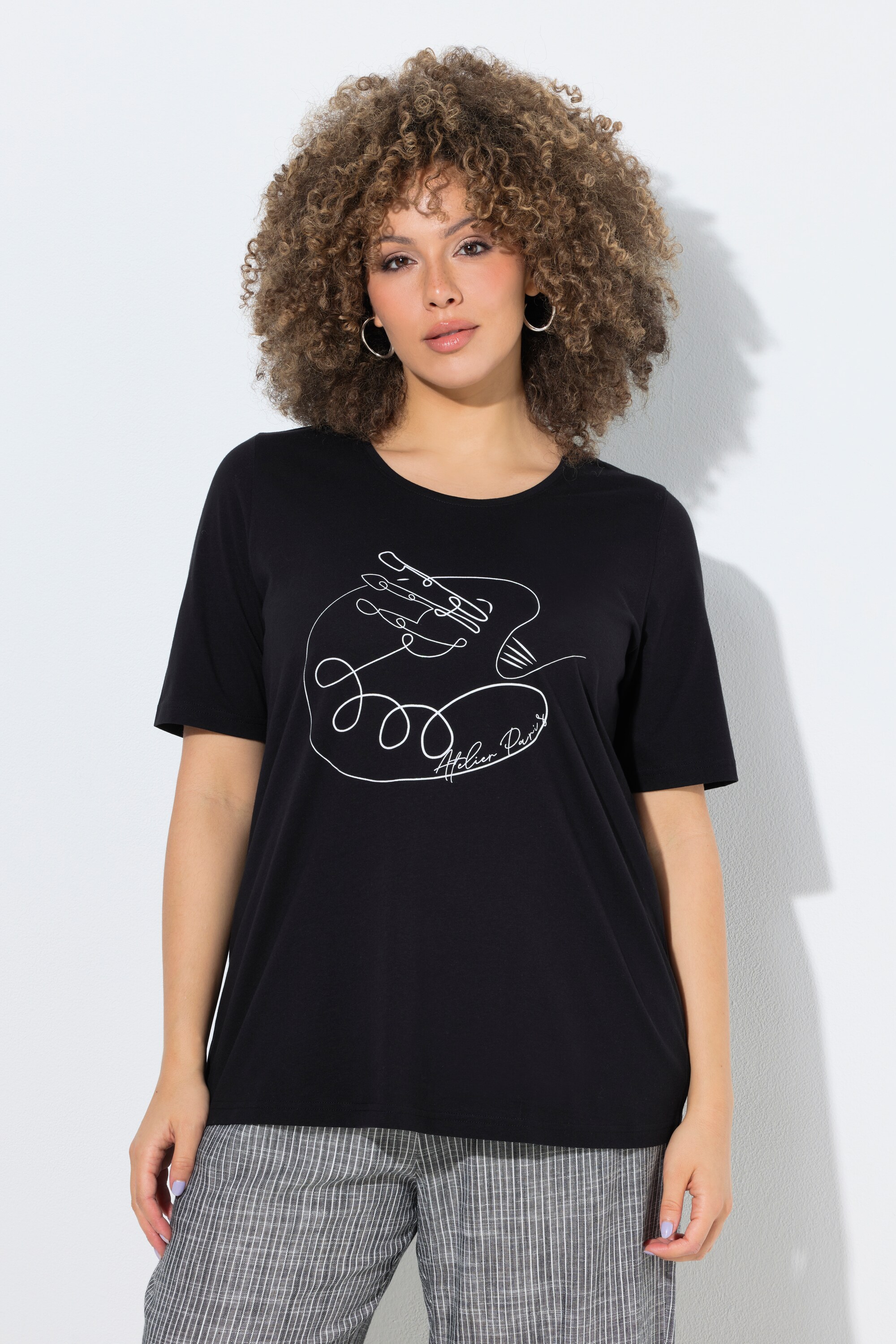 T-shirt motif imprimé, coupe Classic Fit, ULLA POPKEN