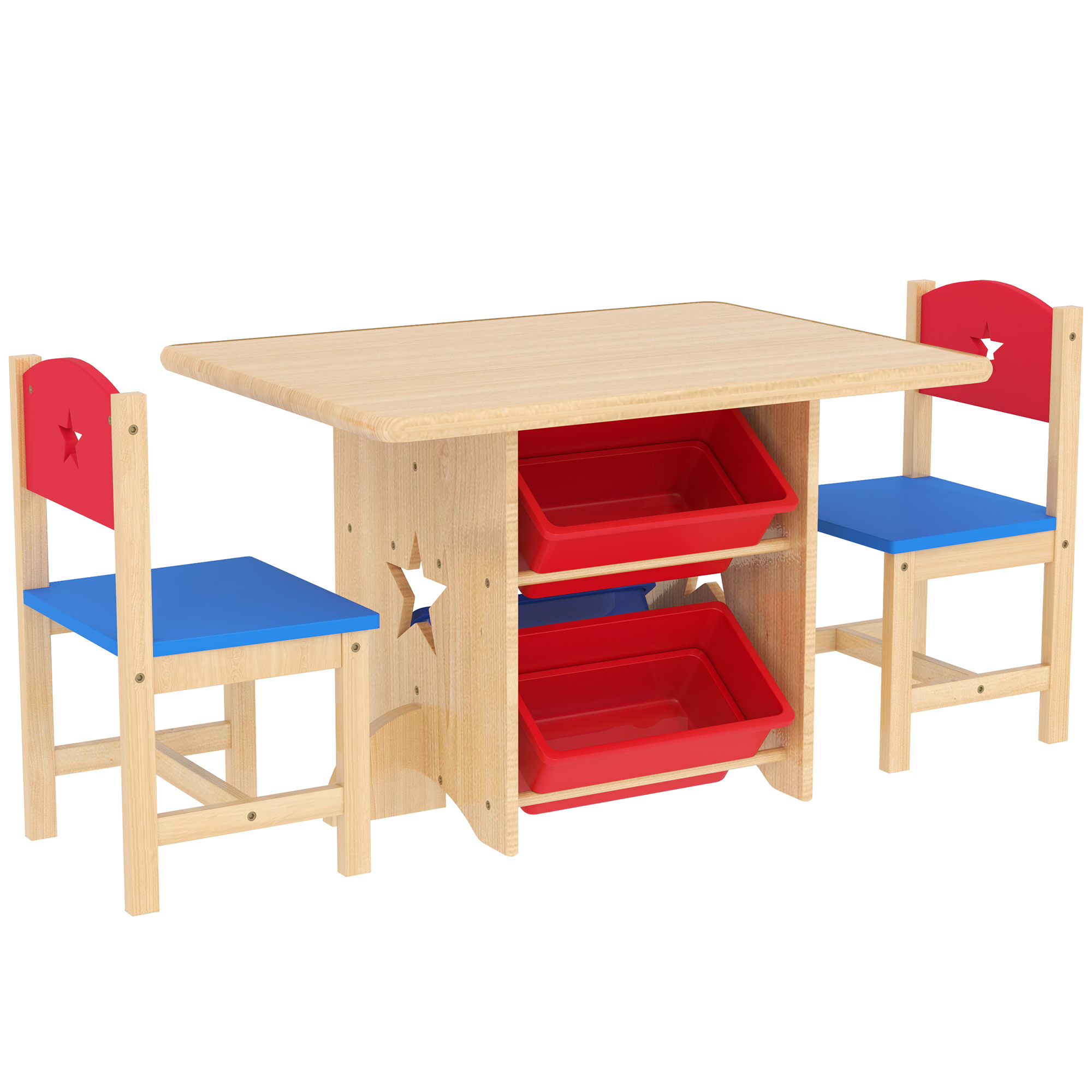 Ensemble table et chaises pour enfants MDF, AIYAPLAY