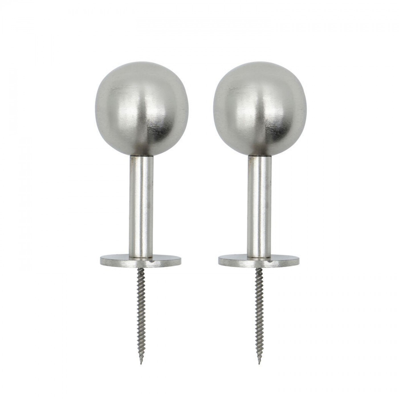 Lot de 2 patères en acier Ball dia 4 cm, HOUSE DOCTOR