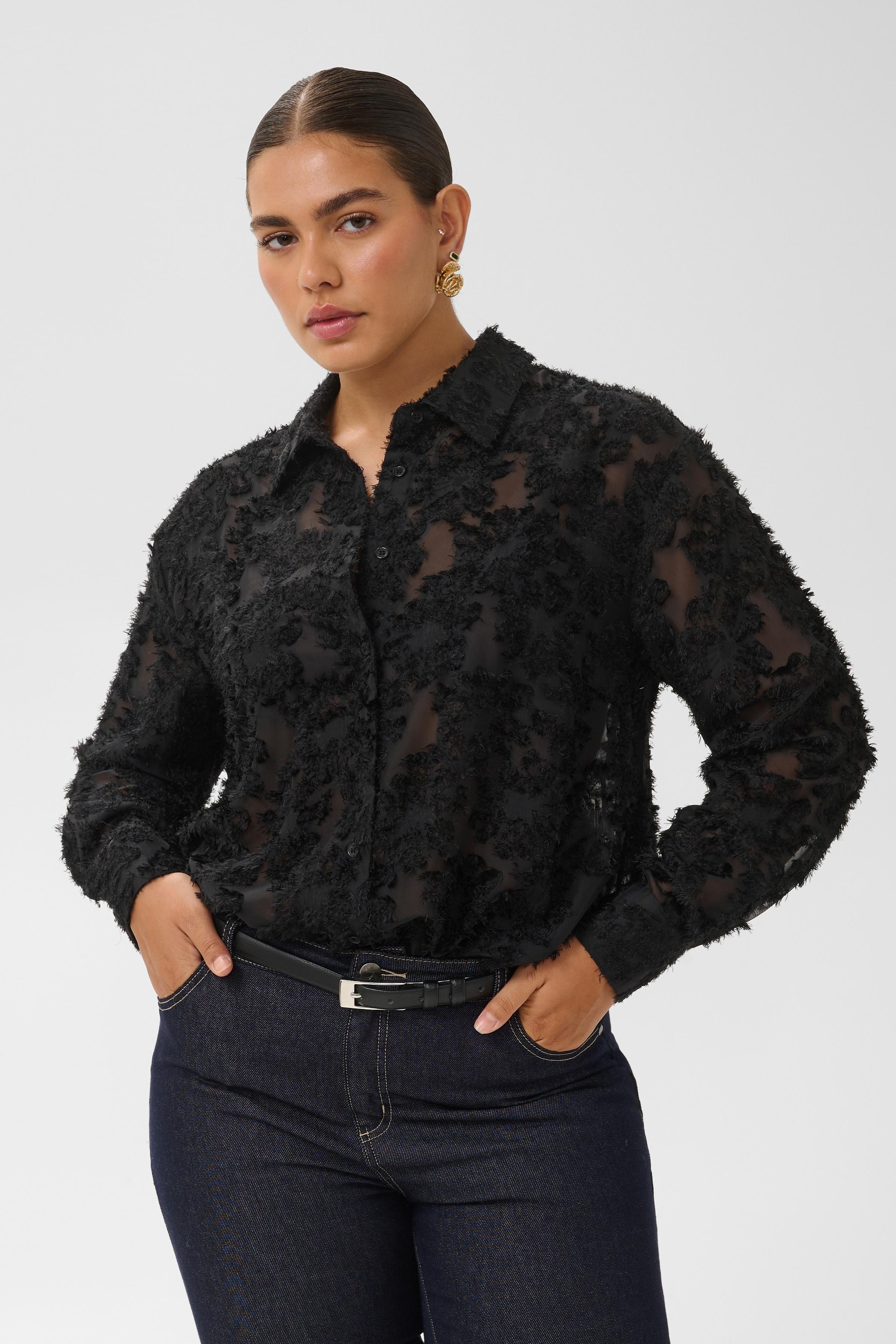 Chemise à manches longues, KAFFE CURVE