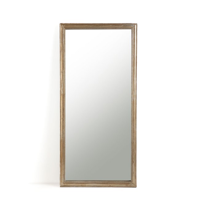Specchio rettangolare in massello di mango 80x170 cm, Afsan color oro invecchiato LA REDOUTE INTERIEURS